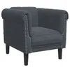 Design 3-tlg. Sofagarnitur Dunkelgrau Samt, Schlafsofas Produktbild-Vorschau 4