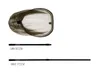 A fishing net and its telescopic handle shown in different lengths. Produktbild-Vorschau