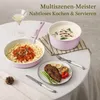Sada keramických panvíc, 6-dielna, ružová, s odnímateľnou Náhľad obrázku produktu 2
