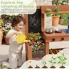 COSTWAY, cucina giocattolo per bambini con fioriera, Anteprima dell’immagine prodotto 6