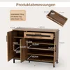 COSTWAY Kredens drewniany, szafka kuchenna z szufladą, 3 Podgląd zdjęcia produktu 3