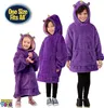 2in1 - Decken -Hoodie Decke mit Kuscheltier -Plüschtier Produktbild-Vorschau 4