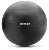 Meteor Gymnastikball 65 cm Schwarz, Anti-Burst Fitnessball Produktbild-Vorschau 1