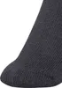 A close-up view of a dark gray sock, focusing on the texture and knit pattern of the fabric. Produktbild-Vorschau