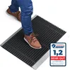 Fußmatte außen alu mit Bürsten schwarz, Schmutzfangmatte 50 Produktbild-Vorschau 8