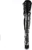 SEDUCE-3024 Damen Boots von Pleaser, Schwarz  , EU 40, US Produktbild-Vorschau 2