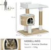PawHut, tiragraffi per gatti, 79 cm. Piccolo tiragraffi con Anteprima dell’immagine prodotto 3