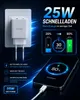 Schnell Ladegerät 25W USB-C Netzteil Adapter Stecker für Produktbild-Vorschau 2
