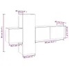 The Living Store 3-tlg. TV-Schrank-Set Grau Sonoma Produktbild-Vorschau 8