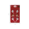 Kerzen für Kuchen Fußball und Fußball 6pcs - Dekora Produktbild-Vorschau 5