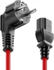 deleyCON 7,5m Kaltgerätekabel - Nylon Kabel - Netzkabel Produktbild-Vorschau 3