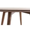 Miliboo - Design-Esstisch rund Nussbaum D120 LIVIA Produktbild-Vorschau 4