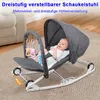 Balançoire bébé Transat avec roulettes et poignée de Voir les images du produit 5