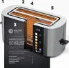 Balter Toaster 4 Scheiben, Edelstahl, Langschlitztoaster Produktbild-Vorschau 4