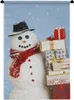 MuchoWow® Wandteppich Wandbehang Ein Schneemann mit Produktbild-Vorschau 1