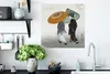 MuchoWow® Poster Frauen - Sonnenschirm - Kimono - Japandi - Produktbild-Vorschau 3