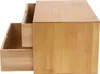 Schreibtisch Organizer mit 2 Schubladen Bambus Produktbild-Vorschau 7