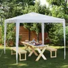 vidaXL Partyzelt 2,5 x 2,5 m Weiß Produktbild-Vorschau 1