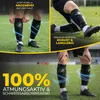 JDP Schienbeinschoner Fußball mit Strumpf, robuster Produktbild-Vorschau 3
