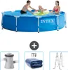 Intex-Schwimmbecken mit rundem Rahmen – 305 x 76 cm – Blau Produktbild-Vorschau 1