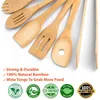 BlauKe® Set di Utensili da Cucina in Legno di Bamboo - Kit Anteprima dell’immagine prodotto 13
