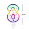 Geburtstagskerze Zahlen 0-9 Zahlenkerze 7,5 cm Kuchen-Deko, Produktbild-Vorschau 2