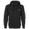 Bluza męska Alpha Industries z nadrukiem na plecach czarna Podgląd zdjęcia produktu 2