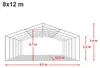 Partytent 8x12 m PREMIUM – PVC 500 g/m², brandvertragend, Productafbeelding-voorbeeld 6