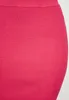 Damen Bleistiftrock Rosa XL mit hohem, figurbetontem Bund Produktbild-Vorschau 2