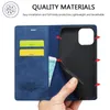 Kožené pouzdro pro iPhone 15, s funkcí stojánku a držákem Náhled obrázku produktu 5