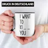 Trendation - I Want To Ki You Tasse Geschenk Lustiger Produktbild-Vorschau 2
