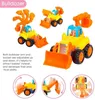 Baby Spielzeugauto Spielsachen Baufahrzeuge für Kinder 12 Produktbild-Vorschau 3