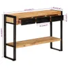 vidaXL Console tafel, 110x30x76 cm, massief mangohout Productafbeelding-voorbeeld 6
