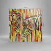 Bild auf Leinwand - Leinwandbild - Zebra Abstraktion - Produktbild-Vorschau 3