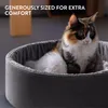 Navaris Katzenbett mit extra Kissen - Hunde und Produktbild-Vorschau 5