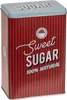 A rectangular metal tin with a retro design, labeled 'Sweet Sugar'. Produktbild-Vorschau