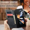 Galaxy Z Fold4 Hülle, Retro Kunstledertasche mit Produktbild-Vorschau 5