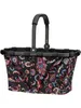 A shopping basket with a floral pattern. Produktbild-Vorschau