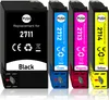 Four printer ink cartridges lined up against a white background. Produktbild-Vorschau