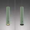 Two identical green pendant lights are shown against a gray background. Anteprima dell’immagine prodotto