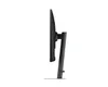 Side view of a black computer monitor on a white background. Produktbild-Vorschau