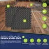 tillvex® podložka pod vířivé bazény kulatá černá 196 cm | Náhled obrázku produktu 5