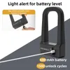 ROCKBROS zámek na kolo U-lock NFC U-Lock s USB-C zámek na Náhled obrázku produktu 7