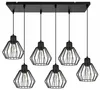 Suspension, lustre, abat-jour en fil métallique, LED Voir les images du produit 3