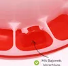 2er Set Futterautomat Hühner 3 Kg Futterspender Hühner Produktbild-Vorschau 3