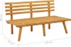 vidaXL Gartenbank mit Kissen 115 cm Massivholz Akazie Produktbild-Vorschau 6