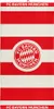 FC Bayern 35381 Ručník do sprchy Stripes, 140 x 70 cm, Náhled obrázku produktu 1