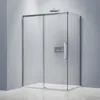 Eckdusche mit Schiebetür Soft-Close DX906 FLEX - 8 mm Nano Produktbild-Vorschau 4
