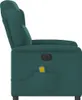 vidaXL Massagesessel Elektrisch Dunkelgrün Stoff Produktbild-Vorschau 4