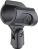 A black microphone clip is shown against a white background. Produktbild-Vorschau